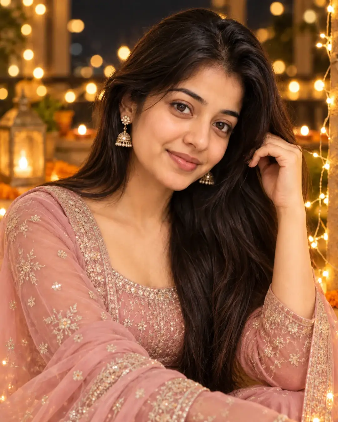 Fairy Light Diwali AI Photo Prompt for Girls AI photo result