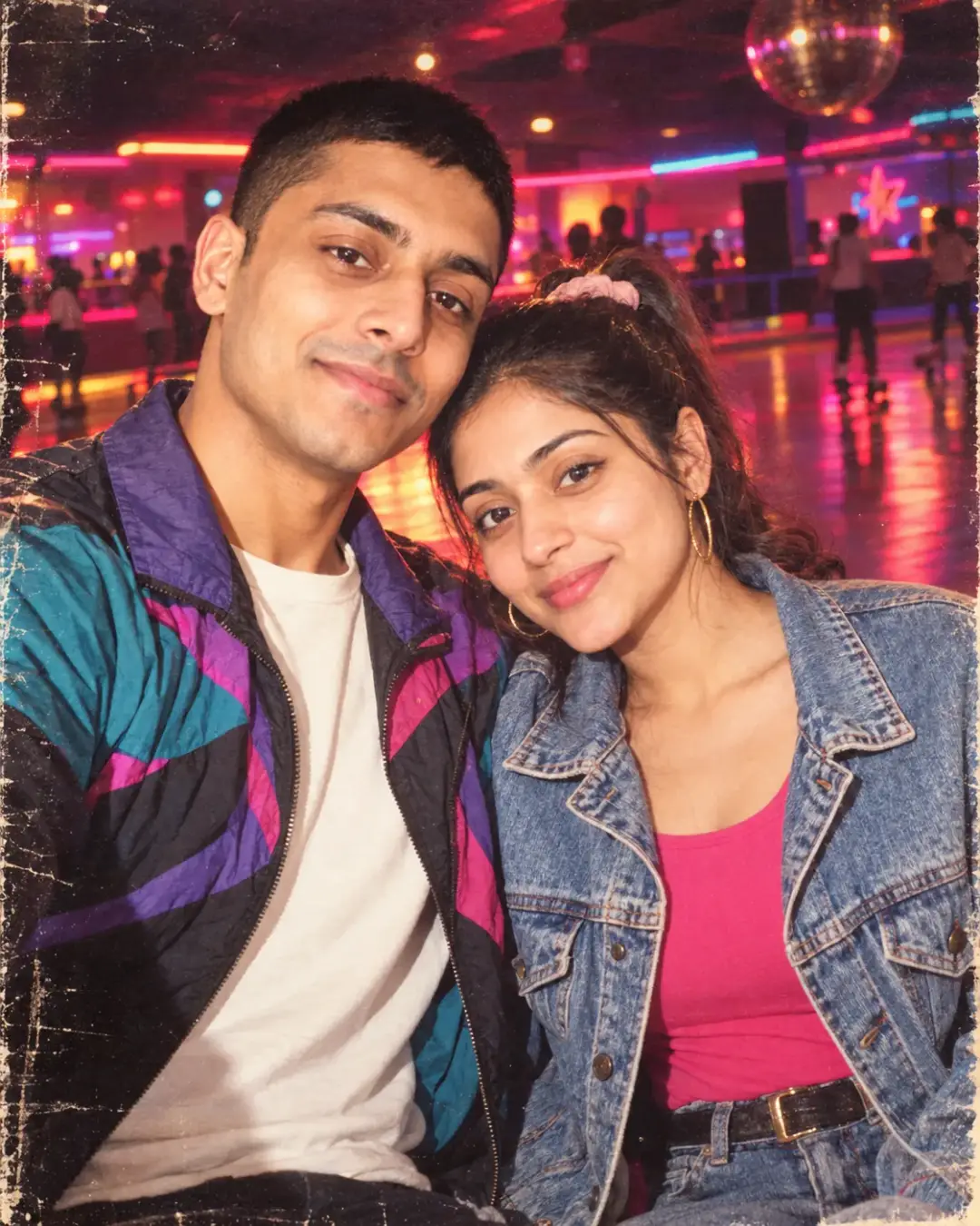 Disposable-Camera Date Night AI photo result