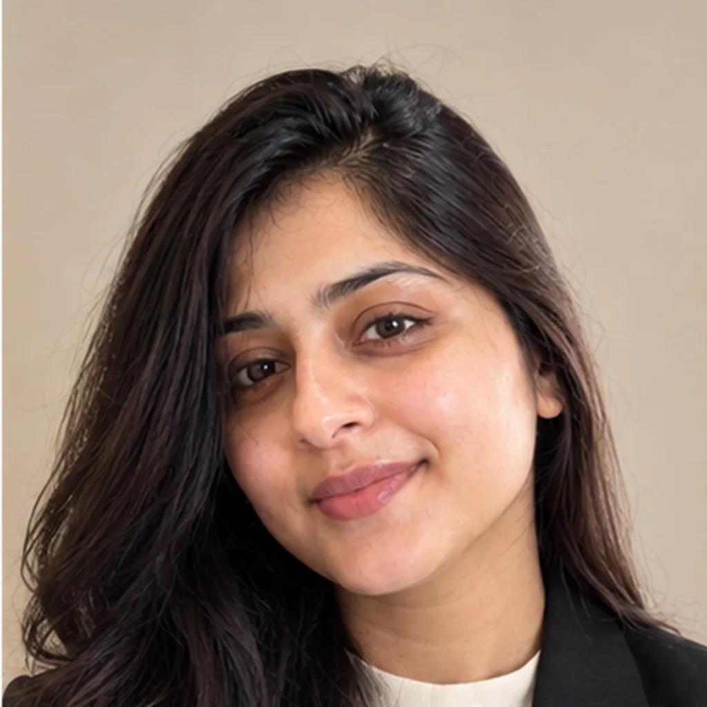 AI result showing Black Blazer LinkedIn Photo Prompt for Gemini (Women)