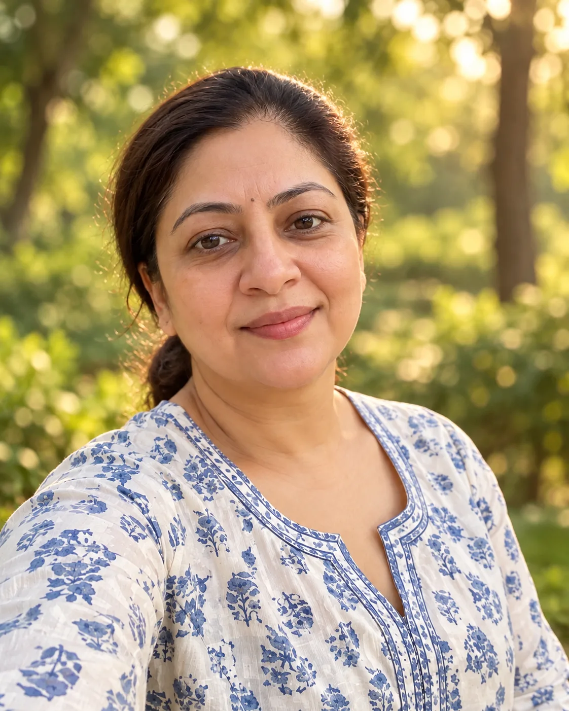 AI result showing Outdoor Natural Light LinkedIn Photo Prompt for Gemini