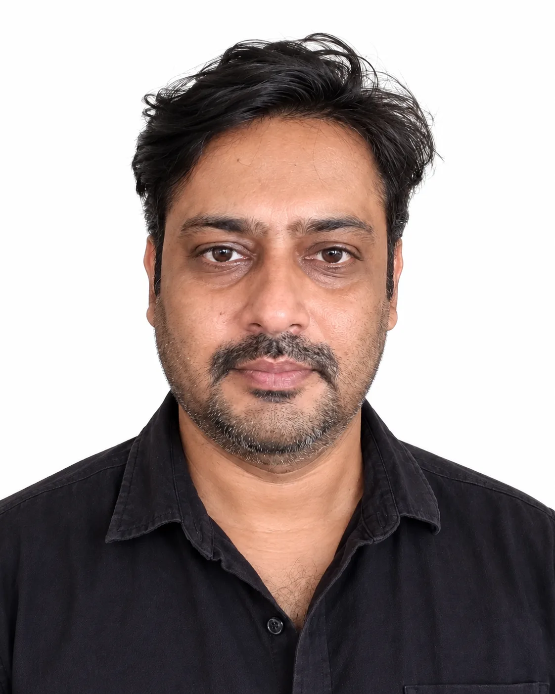 AI result showing Passport Size Photo AI Prompt for Gemini (White Background)