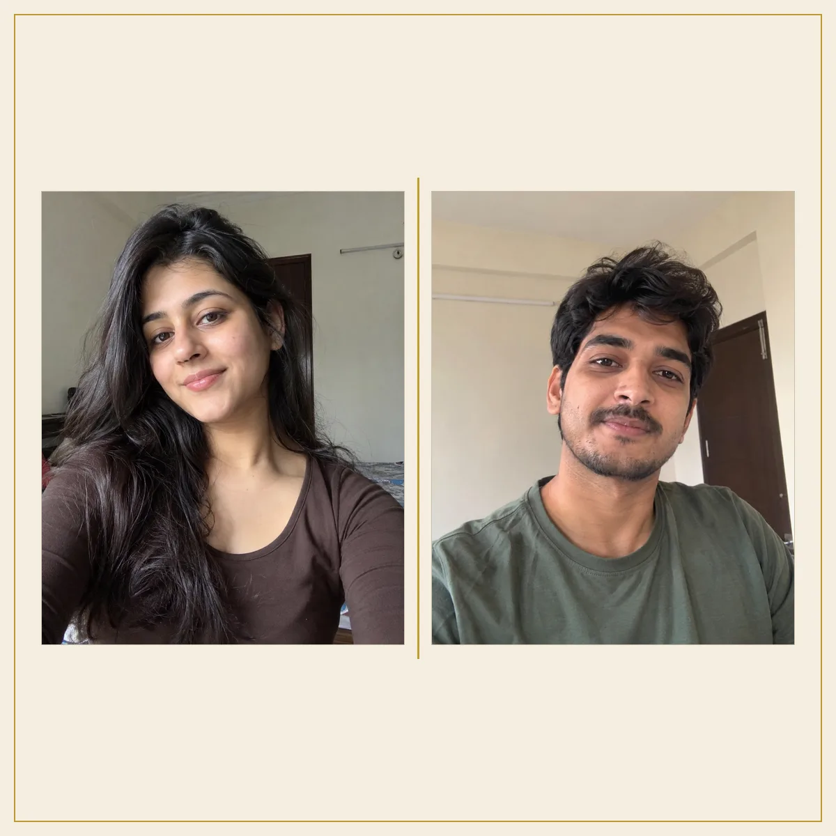 AI result showing Keepsake Frame Merge Two Photos Prompt for Gemini (Couple)
