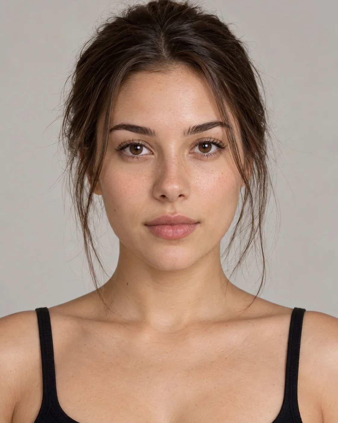 Source photo for Skeleton Face Paint Portrait