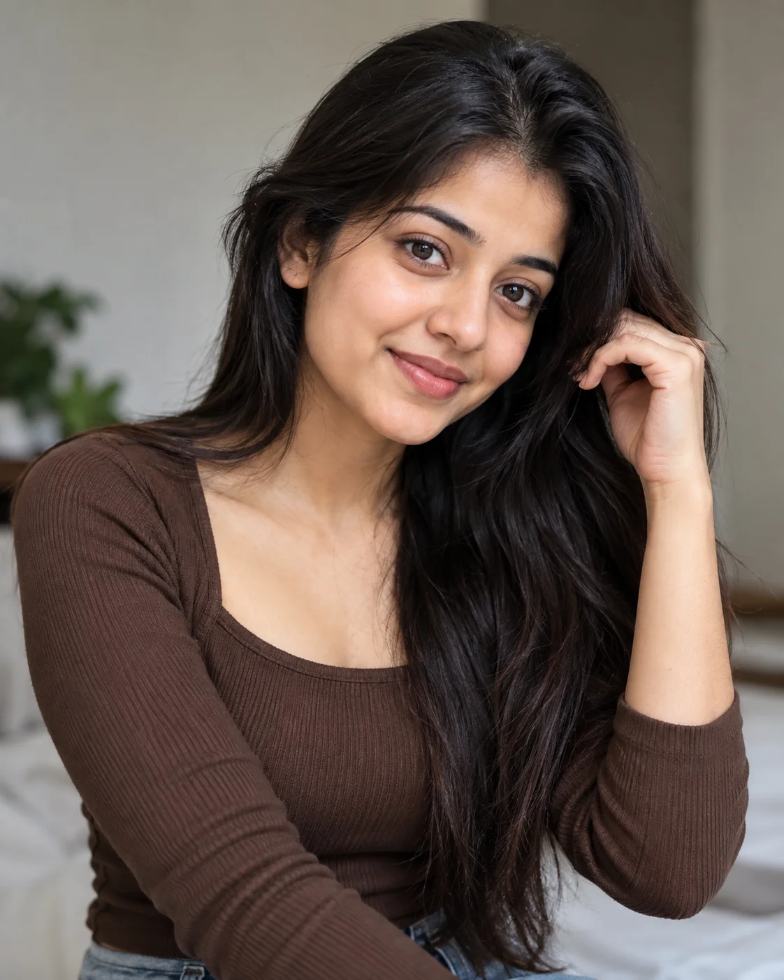 Source photo for Fairy-Light Portrait