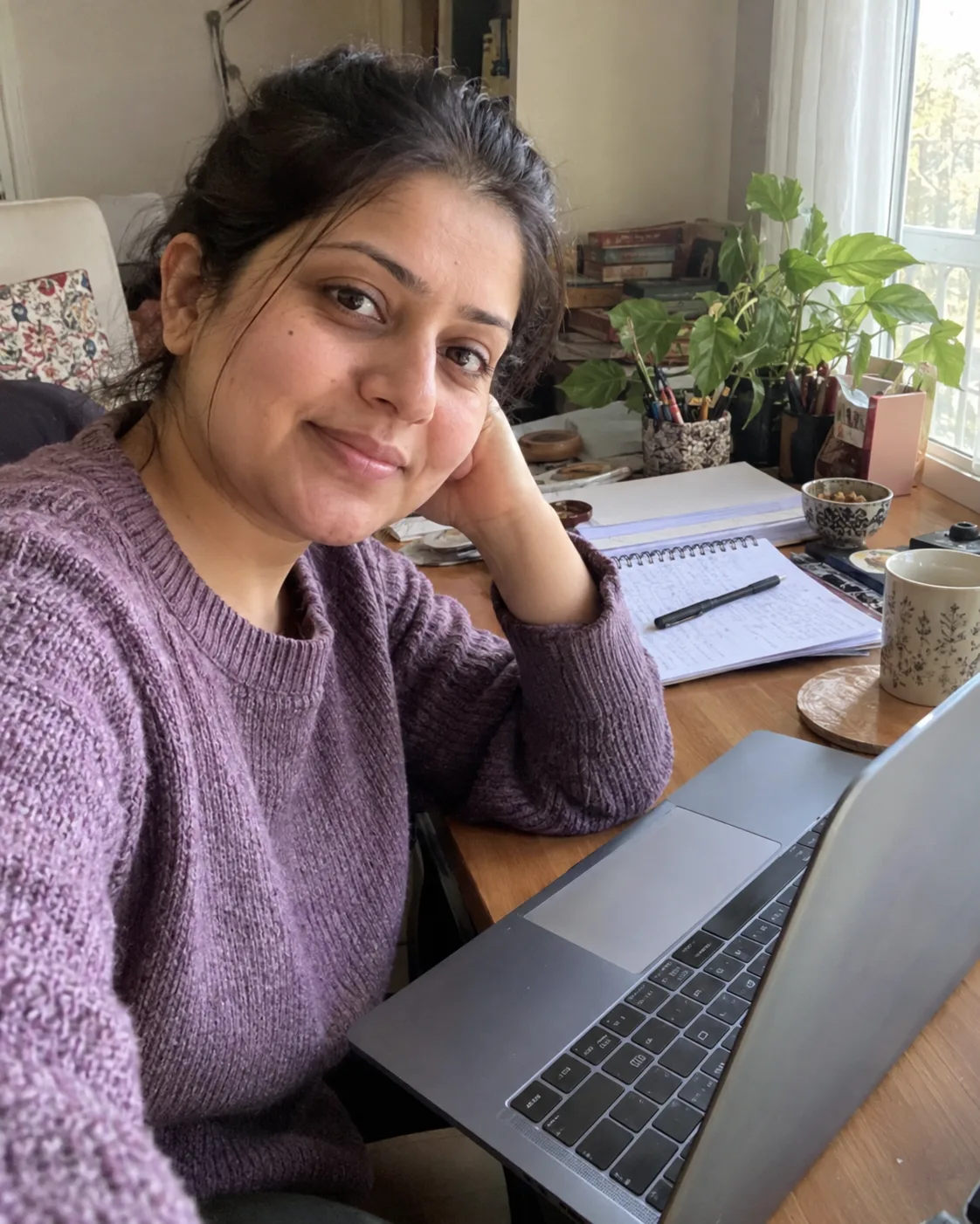 Source photo for Home Office LinkedIn Photo Prompt for Gemini (Remote Work)