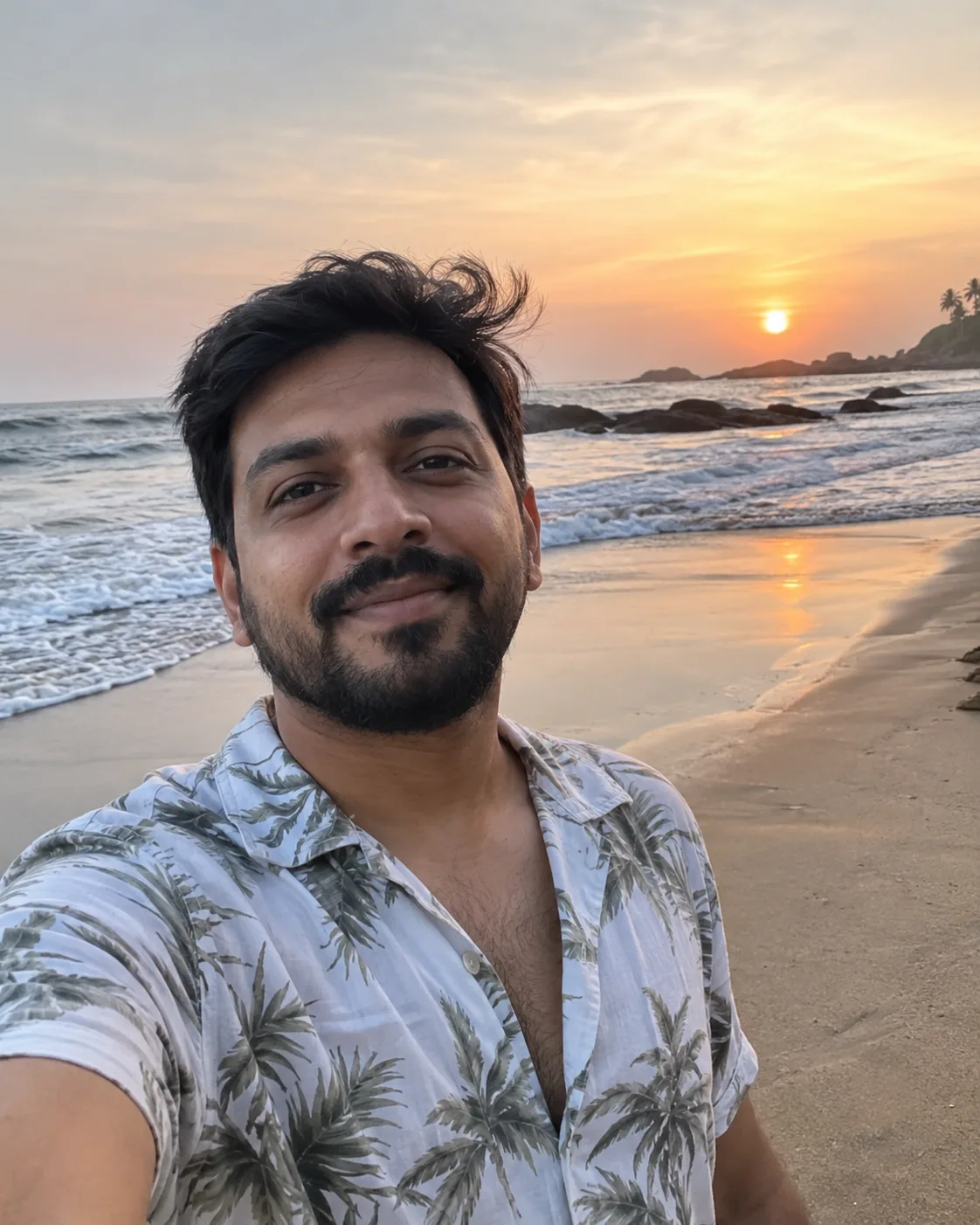 Source photo for Long Distance Couple: Merge 2 Photos AI Prompt (Gemini)