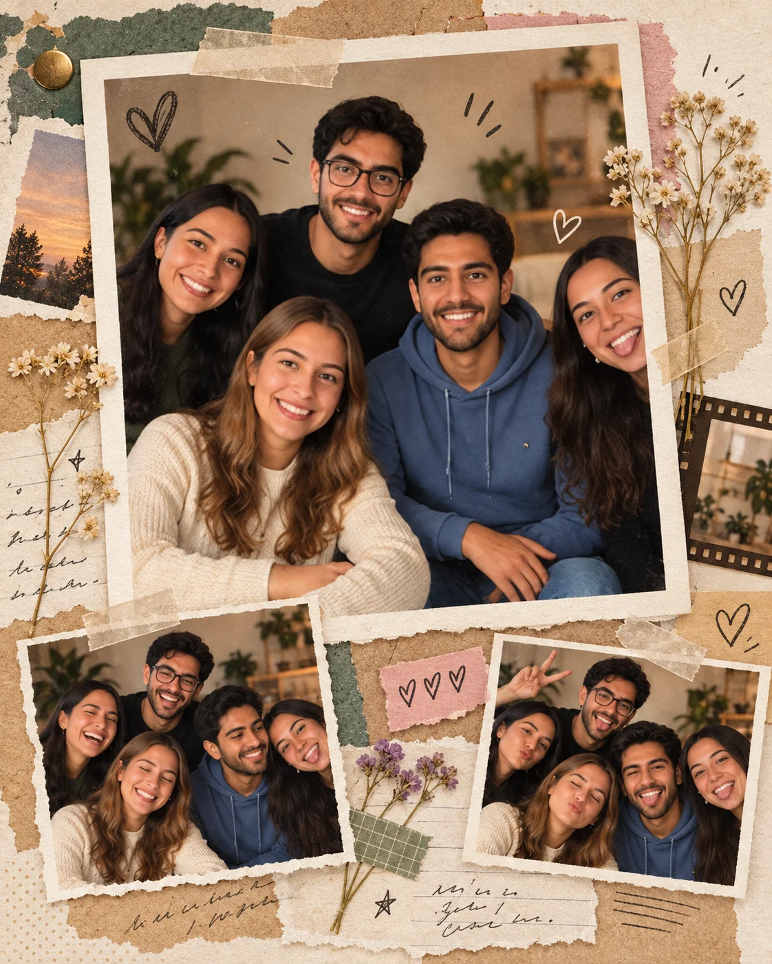 AI result showing Friendship Scrapbook