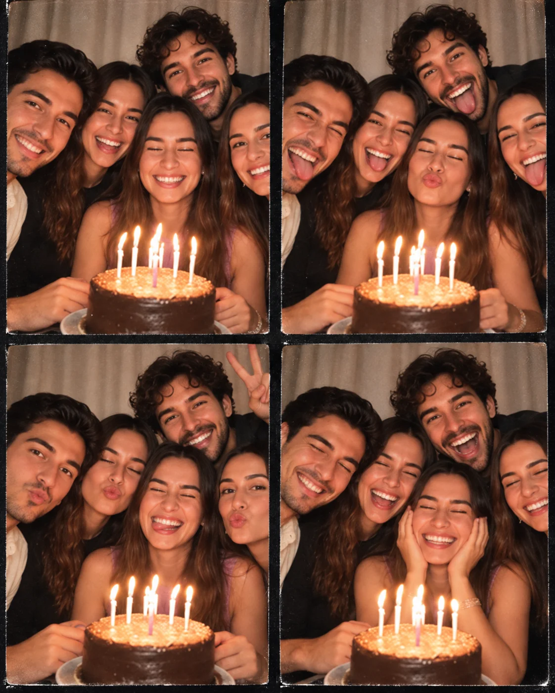 AI result showing Photo Booth Chaos