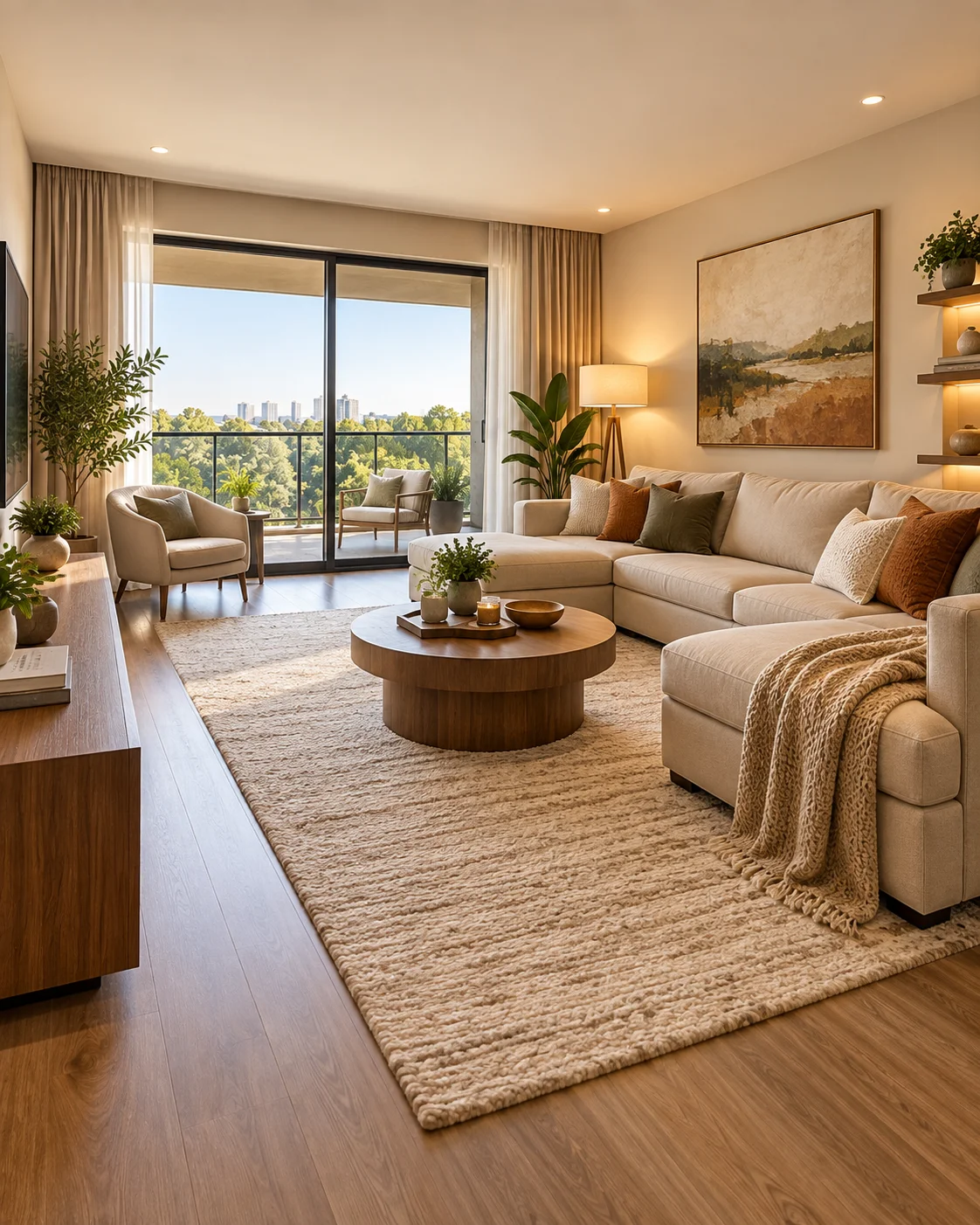 AI result showing Modern Virtual Staging