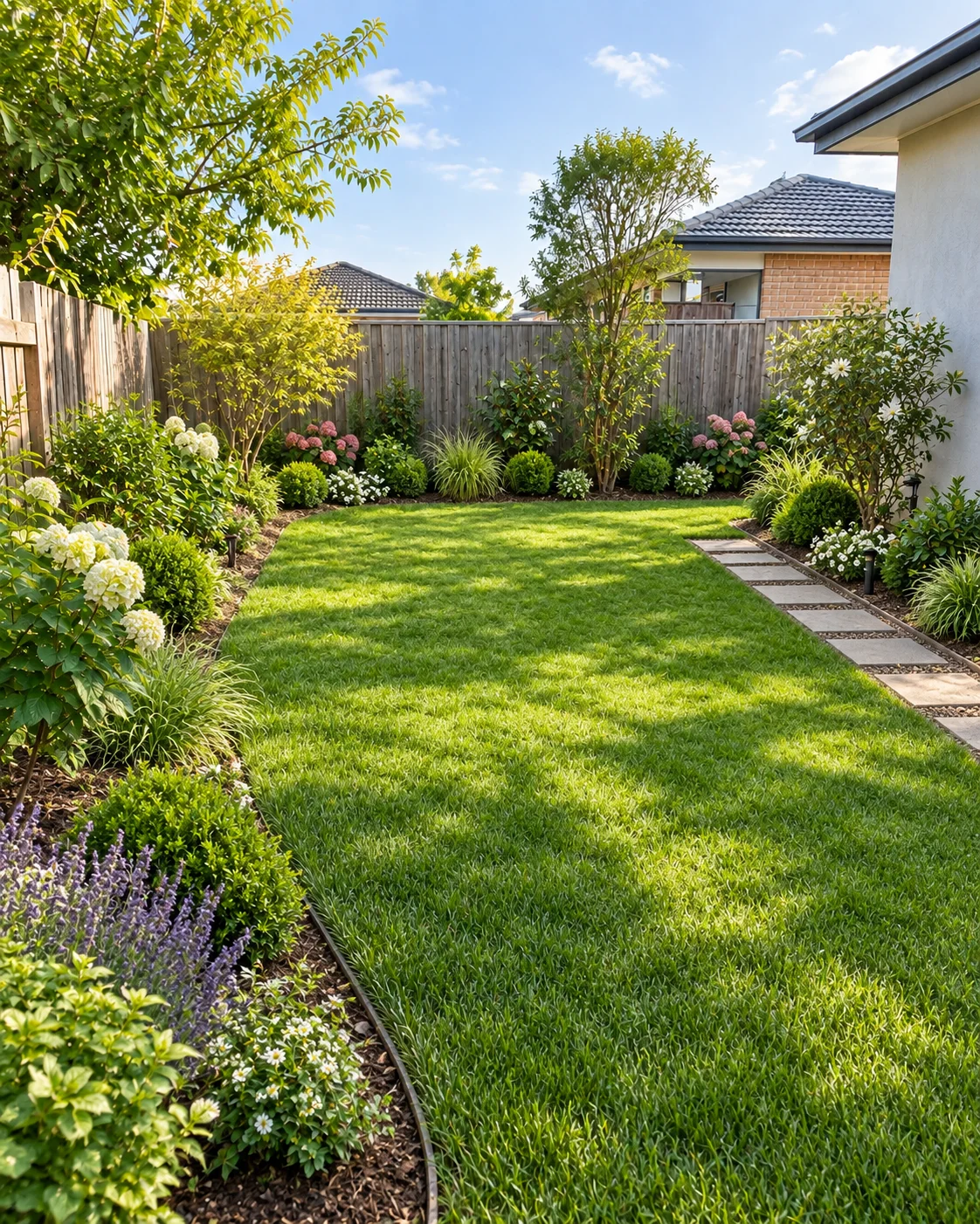 AI result showing Garden & Lawn Makeover